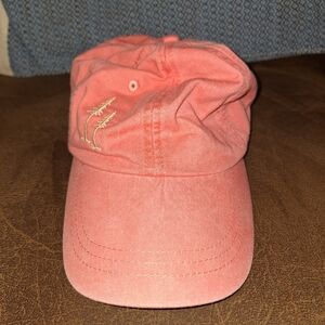 Adams Faded Pink Cool Crown Cap with Embroidered Trees W/ Adjustable Strap